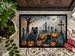 Keeshond Spooky Halloween Doormat Front Door Mat Indoor Outdoor Rugs For Entryway, Non Slip Washable Low Pile, 24H X 36W_maomaolike.com