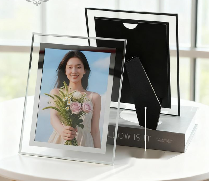 Transparent Glass A4 Empty Frame, Simple Six-compartment Stand, Photo And Certificate Display Frame Wholesale_maomaolike.com