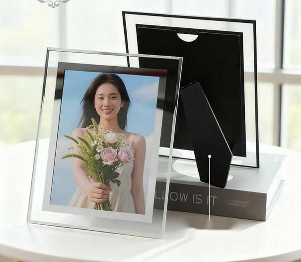 Transparent Glass A4 Empty Frame, Simple Six-compartment Stand, Photo And Certificate Display Frame Wholesale_maomaolike.com
