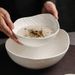 Ceramic Soup Large Rice Household Fruit Salad Snail Noodle High-Value Breakfast Oatmeal Bowl_maomaolike.com