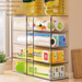 Kitchen Cling Film Organizer Cabinet Layered Fresh-Keeping Bag Set Storage Box Spice Drawer Divider Shelf_maomaolike.com