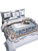 Italian Palace 140-Count Long-Staple Four-Piece Set High-End Digital Print Duvet Cover All-Cotton Pure Cotton Bedding_maomaolike.com