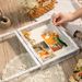 Empty Photo 8*10 Transparent Flip-top Dry Flower Specimen Display Box Three-dimensional Hollow Medal Picture Frame_maomaolike.com