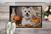 Westie Fall Kitchen Pumpkins Doormat Front Door Mat Indoor Outdoor Rugs For Entryway, Non Slip Washable Low Pile, 24H X 36W_maomaolike.com