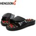 Acupoint Massage Slippers Massager Shoes For Unisex Home Flip Flop Health Care Rotating Feet Chinese Acupressure_maomaolike.com