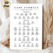 Laundry Care Symbols Painting Poster, Minimalist Black-and-white Graphic Poster, Practical Laundry Care Reference, Ideal For Laundry Room_maomaolike.com