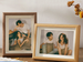 Three-dimensional Photo Frame, Empty Frame Desktop Display, Simple Wooden Wall-mounted Hollow Display Stand For Couple_maomaolike.com
