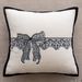 Light Luxury Black Sofa Pillow Cover High End Hotel Model Room Decorative Pillow Bedside Cushion Bed Back Pillow_maomaolike.com