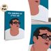 Baburao Themed Painting Poster, Minimalist Cartoon Style Portrait With Bold Slogan Poster, Vibrant Eye-catching Decor, Suitable For Home, Living Room_maomaolike.com