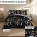 6 Piece Soft All-Season Washed Microfiber And Viscose Comforter Set , With Comforter, Sheet, Pillowcases & Shams, Print, Flowerd, Moisture-Wicking, Silky Soft Texture, Cooling, Breathable, Easy Care_maomaolike.com