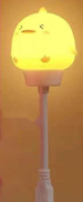 New Smart Voice-Controlled - Little Rabbit And Kitten USB Bedroom Bedside Animal Sound-Controlled Plug-in Night Light_maomaolike.com