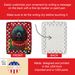 Poodle Holiday Christmas Porcelain Ornament Christmas Tree Hanging Decorations For Home Christmas Holiday, Rectangle, Gift, Multicolor_maomaolike.com