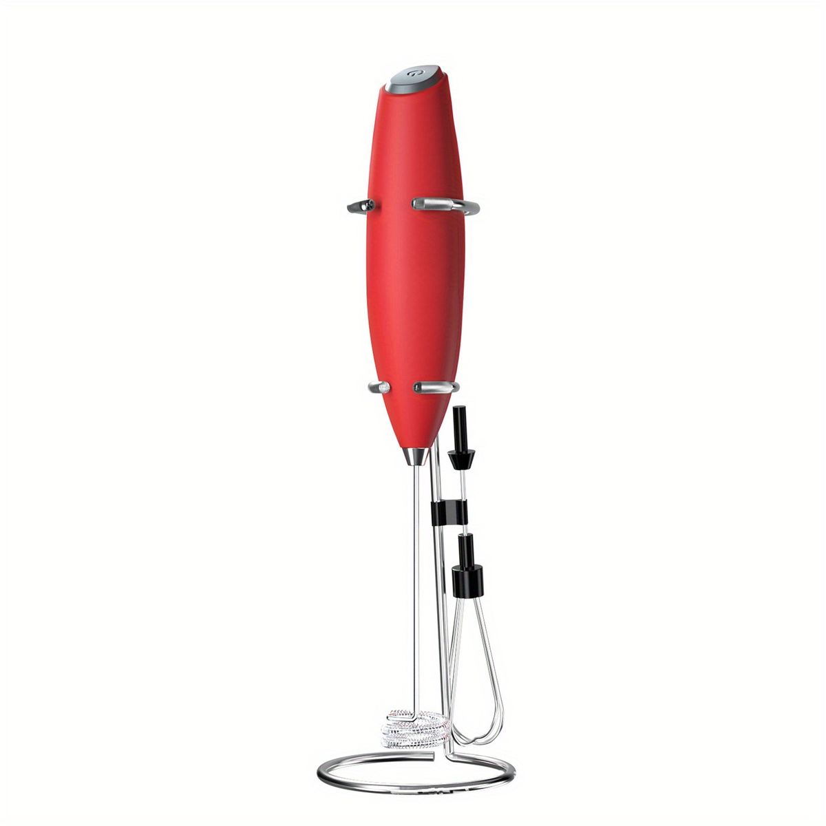 1pc Upgraded Titanium Milk Frother For Coffee - Handheld Electric Whisk, Milk Foamer, Mini Mixer And Coffee Blender For Frappe, Latte, Matcha, And Mor_maomaolike.com
