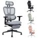 Multi-functional Ergonomic Mesh Office Chair With Adjustable Armrest,Footrest,Lumbar Support, 360° Silent Wheels,Headrest For Home & Office_maomaolike.com