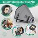 IFurffy Dog Cone For After Surgery Breathable Soft Dog Cone For Large Medium Small Size Dog, Adjustable Drawstring And Buckle Dog Recovery Collar To Stop Licking And Scratching Wound_maomaolike.com