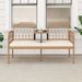 2-Seat PE Rattan Outdoor Loveseat With Built-in Coffee Table And Soft Cushions For Patios, Porches, Backyards, Etc_maomaolike.com