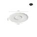 Cabbage-Shaped Ceramic White Light Luxury Western Dining Flat Dish Plate High-End Hotel Table Setting Tableware_maomaolike.com