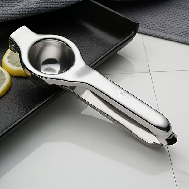 1pc Stainless Steel Lemon Juicer - Manual Efficient Juice Press, Easy To For Home & Commercial Use, Fits Various Fruits_maomaolike.com