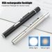 2 Modes Working LED Flashlight Clip Inspection For Dentist Camping Hiking Out USB Mini Light Penlight Pocket Portable Pen Lamp_maomaolike.com