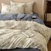2026 Spring New 100% Brushed Thickened Pure Cotton Vintage Style Lace Quilt Cover Bed Sheet Three-Piece Bedding Set 4_maomaolike.com