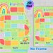 Rainbow Themed Reward Chart Painting Poster, Watercolor-style Colorful Track With Flowers & Butterflies Poster, Assists In Tracking Progress And_maomaolike.com