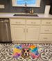Weimaraner Hippie Dawg Memory Foam Kitchen Mat Machine Washable Anti-Fatigue Mat Cushion Comfort Bath Mat Or Kitchen Rug_maomaolike.com