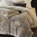 Light Luxury Retro Milk Velvet Warm Four-Piece Set High-End Coral Fleece Duvet Cover Bed Sheet Naked Sleep Master Bedroom Bedding_maomaolike.com