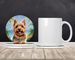Norwich Terrier Luau Large Sandstone Coasters Pack Of 4 Absorbent Round Coasters Decor Gifts For Men Or Women, 4 In, Multicolor_maomaolike.com