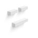 Floating Shelves 17.72" Wall Mounted Wood Shelves For Bathroom, Bedroom, Living Room, Kitchen, Hanging Shelf For Books/Storage/Decor With Invisible Brackets, White_maomaolike.com