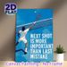 Tennis Motivational Painting Poster, Vibrant Stylized Tennis Player Scene Poster, Inspirational Quote To Boost Motivation, Ideal For Gym, Sports Room_maomaolike.com