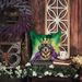 Tibetan Mastiff King Of Mardi Gras Throw Pillow Machine Washable, Indoor Outdoor Decorative Pillow For Couch, Bed Or Patio, 18Hx18W_maomaolike.com
