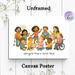 Inclusive Community Painting Poster, Warm Watercolor-style Diverse Interacting People With Communication Aids Poster, Fosters Supportive Inclusive_maomaolike.com