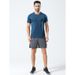 Men's Clothing Sports T-Shirt Quick-Drying Short-Sleeved Running Fitness Training Clothes Elastic Breathable Ice-Feel Cycling Clothes_maomaolike.com