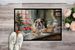 English Bulldog Christmas Cookies Doormat Front Door Mat Indoor Outdoor Rugs For Entryway, Non Slip Washable Low Pile, 24H X 36W_maomaolike.com