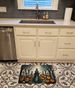 Evil Queen Spooky Halloween Memory Foam Kitchen Mat Machine Washable Anti-Fatigue Mat Cushion Comfort Bath Mat Or Kitchen Rug_maomaolike.com