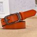 Women's Casual All-Match Brief Genuine Leather Women Strap Pure Color Belts Top Quality Jeans Belt WH001_maomaolike.com