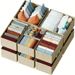 6-Piece Fabric Drawer Organizer Set - Washable, Professional Wardrobe & Bedroom Storage - Ideal For Closet And Dresser Organization | Multi-Color Stor_maomaolike.com