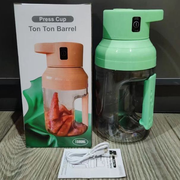 New Arrival Summer Juicer Large Capacity 1500ml Juice USB Rechargeable Electric Portable Blender Kitchen Gadgets_maomaolike.com