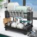 B-Land Dish Drying Rack: 2 Tier Dish Racks For Kitchen Counter And Sink_maomaolike.com