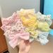 Children's Bow Hairpin Sweet Cute Girl's Back of Head Hair Accessories Side Clip Girl's Floral Hair Accessories Hairpin_maomaolike.com