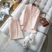 Women's Clothing warm spring healing color shimmer texture pieces heavy industry slim silhouette suit_maomaolike.com