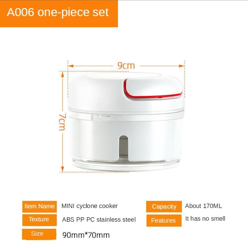 1pc White Hand Pulled In The Kitchen Palm Multi Functional Food Grinder Shredding Machine Garlic Puller_maomaolike.com