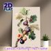Fig Branch Painting Poster, Soft-toned Realistic Botanical Fig Cluster Poster, Delicate Natural Fruit Artwork Ideal For Kitchen, Dining Room Wall_maomaolike.com