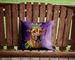 Rhodesian Ridgeback King Of Mardi Gras Throw Pillow Machine Washable, Indoor Outdoor Decorative Pillow For Couch, Bed Or Patio, 14Hx14W_maomaolike.com