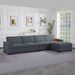 149' Modular Sectional Sofa With Ottoman_maomaolike.com