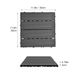 Wood Plastic Composite Deck Tiles Set Of 20pcs, Composite Decking Resist Rust, Water, Weather, Indoor&Outdoor, Easy To DIY & Maintain, Ideal For Patios, Balconies, Rooftops, Decks, 12x12in_maomaolike.com