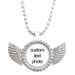 Custom Photo Crystal Angel Wing Personalized Glass Cabochon Pendant Necklace Baby Mom Dad Family Anniversary Gift_maomaolike.com