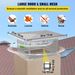 VEVOR Chimney Cap, 13" X 24" Flue Caps, 304 Stainless Steel Fireplace Chimney Cover, Adjustable Metal Spark Arrestor With Bolts Screws, Mesh Chimney Flue Cover For Outside Existing Clay Flue Tile_maomaolike.com