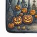 Cat Cemetery Spooky Halloween Memory Foam Kitchen Mat Machine Washable Anti-Fatigue Mat Cushion Comfort Bath Mat Or Kitchen Rug_maomaolike.com