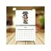 2025 Hardworking & Cute Homemaker 12-Month Spiral Calendar, Wall Hanging Calendar Gift For Wife_maomaolike.com